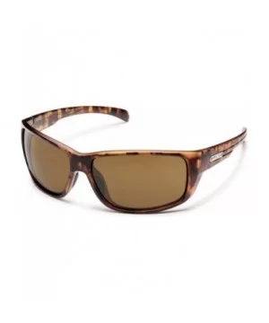 Milestone Polarized Sunglass with Polycarbonate Lens - Matte Tortoise Frame/Brown - CC11TSIAF3X $33.65 Wrap