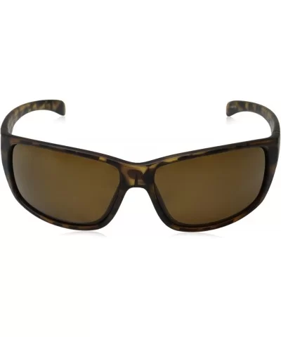 Milestone Polarized Sunglass with Polycarbonate Lens - Matte Tortoise Frame/Brown - CC11TSIAF3X $33.65 Wrap