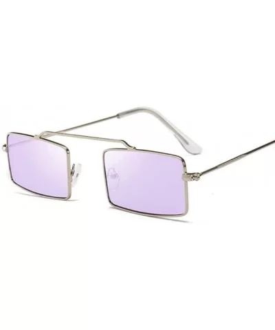 Polarizer Anti-UV Sunglasses Outdoor Sunglasses Sunglasses Square Sunglasses Women Shade UV400 - Purple - CS197Y9NTTG $24.02 ...