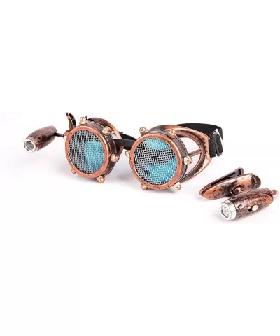 Vintage Rave Steampunk Goggles Punk Gothic Cosplay Kaleidoscope Glasses - Brass - CU18SUCWWQD $7.09 Goggle