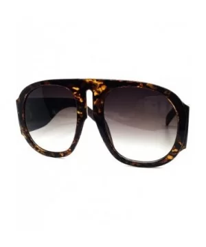 8110 Premium Oversize XXL Fashion Retro Vintage Womens Mens Brand Designer Style Sunglasses - Amber Brown - C218EHQL8MS $13.2...