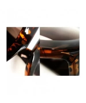 8110 Premium Oversize XXL Fashion Retro Vintage Womens Mens Brand Designer Style Sunglasses - Amber Brown - C218EHQL8MS $13.2...