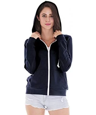 Pockets Coat Regular - Navy - C618O73SLZI $7.44 Sport