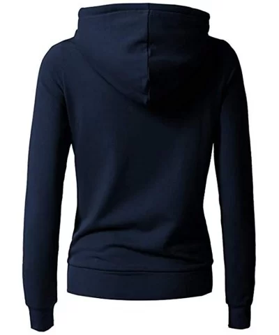 Pockets Coat Regular - Navy - C618O73SLZI $7.44 Sport