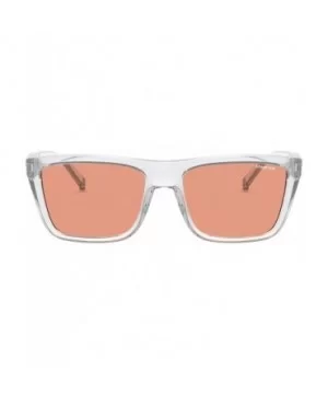 mens An4262 Deep Ellum Square Sunglasses Square Sunglasses - Crystal Transparent/Orange Mirror Red - C4192AT6D9C $47.22 Sport