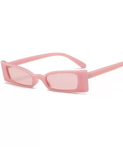 Vintage Small Sunglasses Women Brand Designer Luxury Retro Leopard RedGray - Pink - CD18Y2OR7OQ $4.39 Oversized