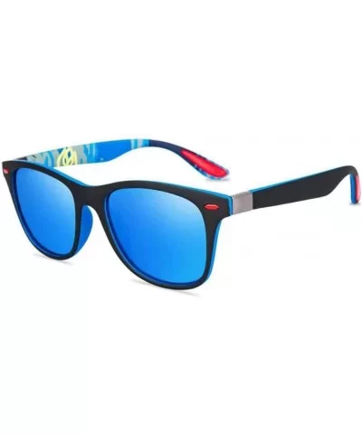 Polarized Sunglasses Men Women Driving Square Frame Sun Glasses Male Goggle - C2 - CW194NA8E0O $17.82 Goggle