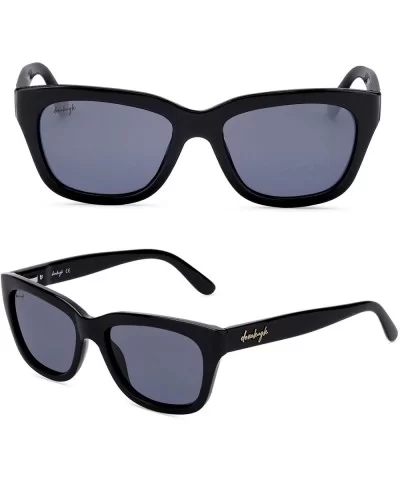 Polarized Sunglasses For Men Or Women Vintage Designer - Black - CJ18NZHT6GH $40.16 Wayfarer