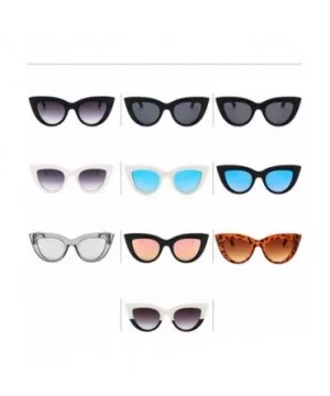 Cat Eye Sunglasses Women Retro Women Sun Glasses Female Lady Eyewear Oculos 4 - 8 - CW18XE0D25K $6.40 Oversized