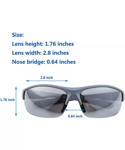 Sports Sunglasses UV400 Protection Eyeglasses with Super Lightweight Frame for Men Women Travel Driving Fishing - CL18W48DU7E...