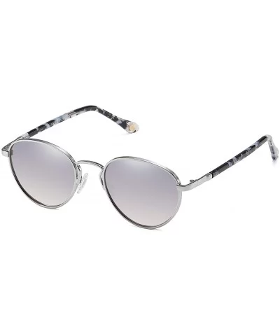 Small Retro Oval Polarized Sunglasses with Acetate Temple Amber SJ1133 - CM192W4S3IG $10.88 Oval