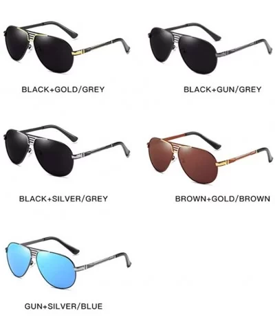 Sunglasses Polarizing sunglasses Metal sunglasses Driver's Sunglasses - E - C618QCC8887 $23.37 Aviator