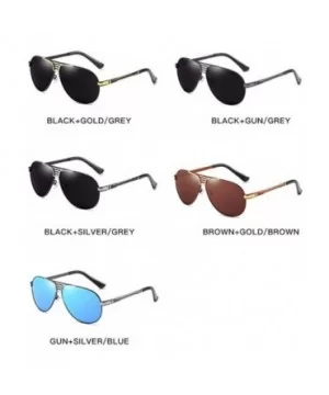 Sunglasses Polarizing sunglasses Metal sunglasses Driver's Sunglasses - E - C618QCC8887 $23.37 Aviator