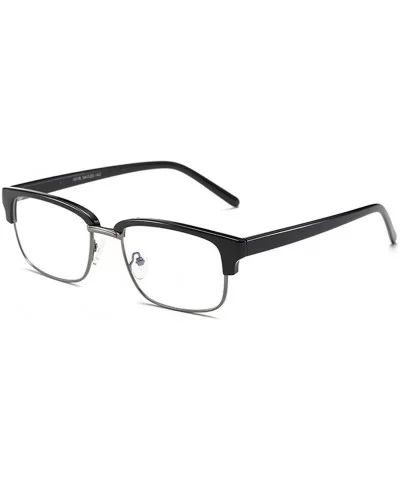 Men Women Rectangular Glasses Frame Anti Blue Light Clear Lens Glasses - C1 - CB18CSS6ERN $11.06 Rectangular