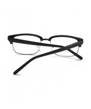 Men Women Rectangular Glasses Frame Anti Blue Light Clear Lens Glasses - C1 - CB18CSS6ERN $11.06 Rectangular