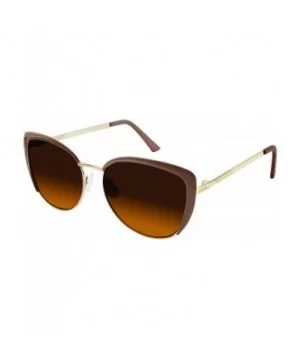 Women's 446SP Cat-Eye Sunglasses with 100% UV Protection - 56 mm - Gold & Nude - CI180Z4O53Y $19.16 Cat Eye