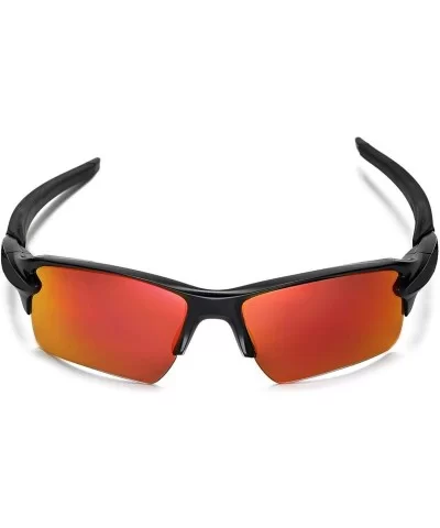 Polarized Fire Red + Ice Blue Replacement Lenses For Oakley Flak 2.0 XL - C8127YAM9BH $21.40 Sport