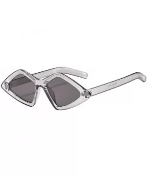 Retro Vintage Narrow Cat Eye Sunglasses for Women Clout Goggles Plastic Frame Pointy Sun Glasses - Clear - CT18U54LAYC $8.24 ...