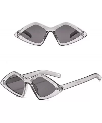 Retro Vintage Narrow Cat Eye Sunglasses for Women Clout Goggles Plastic Frame Pointy Sun Glasses - Clear - CT18U54LAYC $8.24 ...