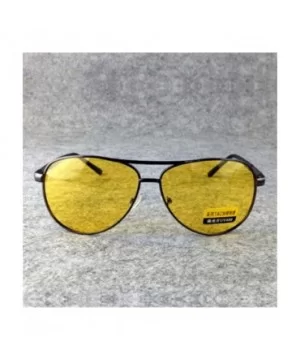 Polarized Sunglasses Men Women Night Vision Driving Glasses Goggles Driver Yellow Sun UV400 - C1 Clear Yellow - CE198AH9Q79 $...