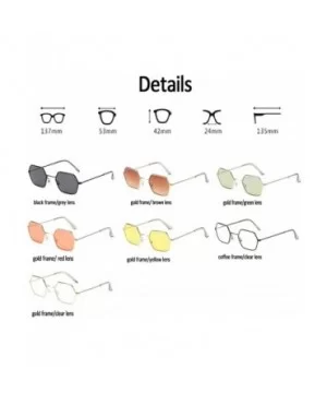 Fashion Square Sunglasses for Women UV Protective Glasses Casual Sunglasses for Shopping Travel - CW18NSMSOAZ $8.49 Square