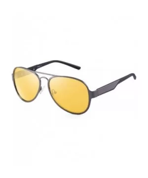 Fashion Trend Sunglasses- Unisex Polarized Glasses Vintage Full Frame Sunglasses - D - CG18RS7NM4X $34.52 Aviator