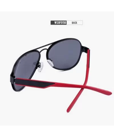 Fashion Trend Sunglasses- Unisex Polarized Glasses Vintage Full Frame Sunglasses - D - CG18RS7NM4X $34.52 Aviator