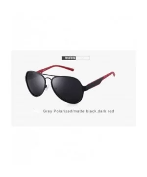 Fashion Trend Sunglasses- Unisex Polarized Glasses Vintage Full Frame Sunglasses - D - CG18RS7NM4X $34.52 Aviator