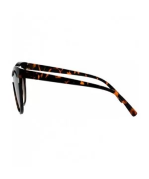 Womens Designer Style Sunglasses Unique Cutout Butterfly Frame UV 400 - Tortoise (Brown) - C518KL8393M $5.88 Oversized