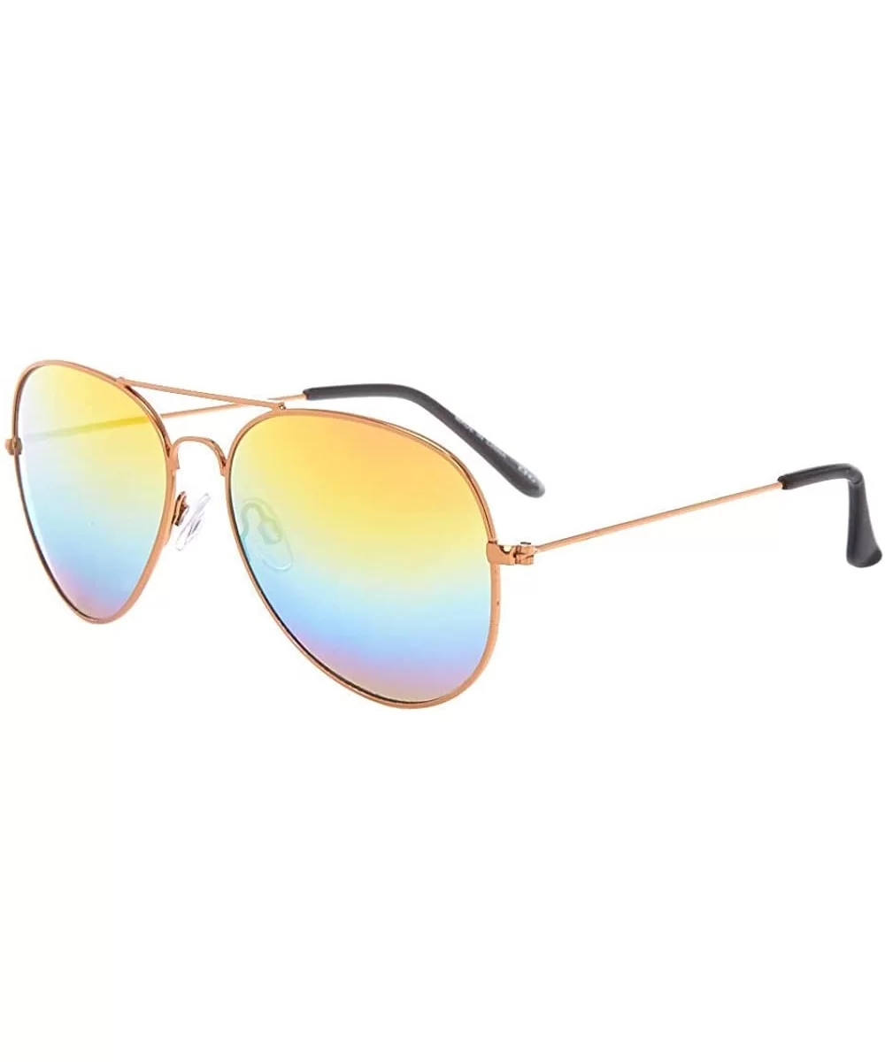 Women's Aviator Sunglasses - Rose Gold - CE18SU7HULO $13.72 Aviator