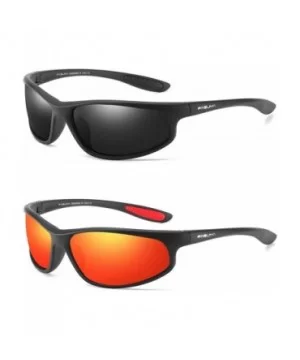 Polarized Sports Sunglasses For Men Cycling Driving Fishing 100% UV Protection - CE18ZTRNTTX $20.28 Sport