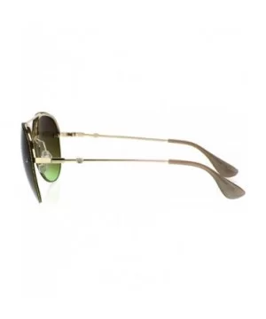 Womens Glitter Edge Trim Luxury Designer Rimless Pilots Sunglasses - Gold Brown Green - C318Q79IKYC $9.69 Rimless