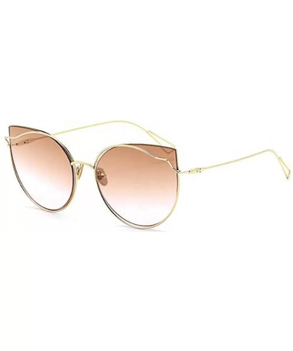 Sunglasses through the cat eyes new sunglasses- fashion trend retro glasses - D - CE18S5QEKGI $39.13 Aviator