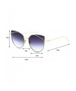 Sunglasses through the cat eyes new sunglasses- fashion trend retro glasses - D - CE18S5QEKGI $39.13 Aviator