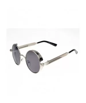 Retro Round Sunglasses Men Women Prince Mirror Sunglasses - CQ11H3R03IJ $32.97 Round