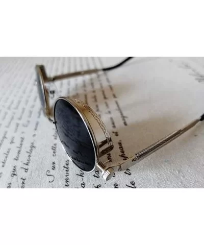 Retro Round Sunglasses Men Women Prince Mirror Sunglasses - CQ11H3R03IJ $32.97 Round