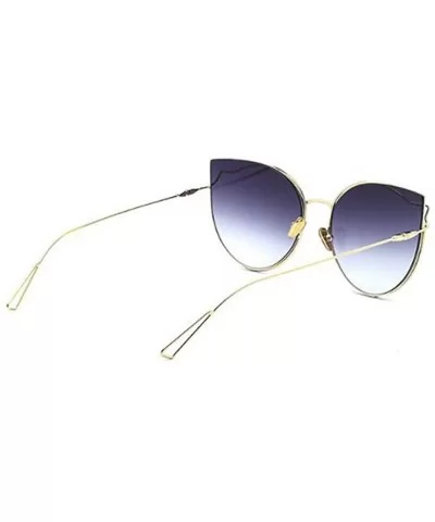 Sunglasses through the cat eyes new sunglasses- fashion trend retro glasses - D - CE18S5QEKGI $39.13 Aviator