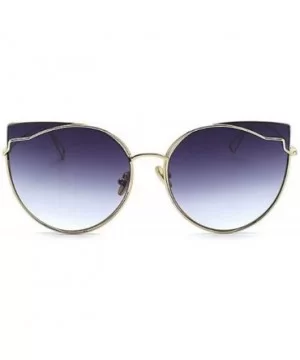 Sunglasses through the cat eyes new sunglasses- fashion trend retro glasses - D - CE18S5QEKGI $39.13 Aviator