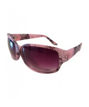 Women's Pink Camouflage Sport Hunting Fishing Sunglasses w/ Rhinestones - C911I7Q4M87 $10.01 Rectangular