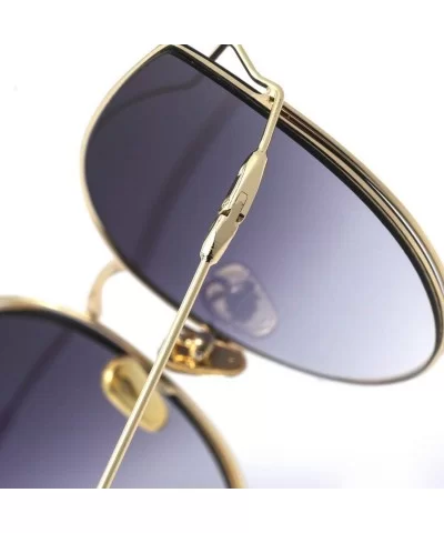 Sunglasses through the cat eyes new sunglasses- fashion trend retro glasses - D - CE18S5QEKGI $39.13 Aviator