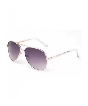 Ableton" - Aviator Classy Design Vintage Fashion Sunglasses for Men and Women - Gold/White/Purple - CH12M436OCZ $7.22 Aviator