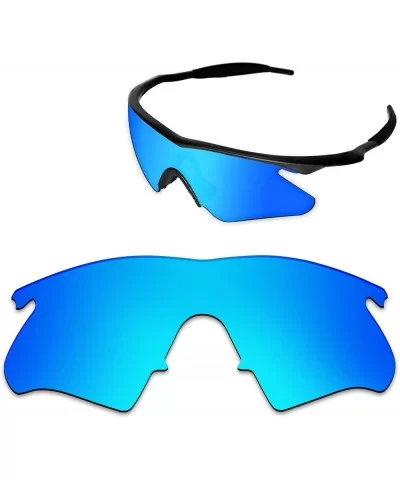 Anti-fading Polarized Replacement Lenses M Frame Heater Sunglasses - Ocean Blue - Polarized - C418TR22Y3T $17.94 Rectangular