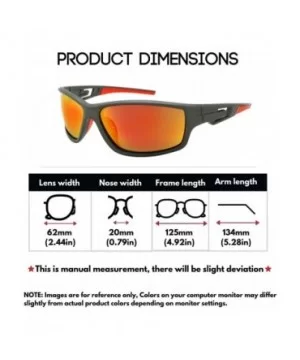 Polarized Sports Wrap Sunglasses for Men Women 100% UV Protection 570052MT - CV1834EWT37 $8.97 Sport