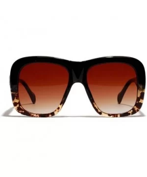 2019 new trend big frame square fashion trend hip hop club brand designer luxury sunglasses UV400 - Leopard&tea - CR18NKECEGW...