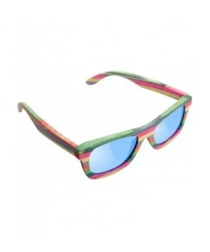 Bamboo Sunglasses Polarized Women Lightweight Colorful Wood Sunglasses that Floating Outdoor - Blue - C118544RARR $23.30 Wayf...