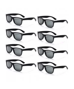 YVENIGHT 8 Packs Wholesale Neon Colors 80's Retro Sunglasses Bulk for Adult Party Supplies - 8 Pack Black - C9196HCR8XM $8.96...