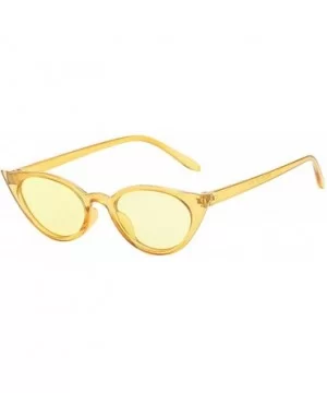 Unisex Fashion Eyewear Unique Sunglasses Cat Eye Vintage Glasses - Multicolor B - CW197CAYRE6 $4.48 Rectangular