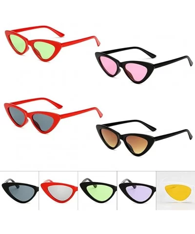 sunglasses for women Vintage Round Eyewear Gradient Retro Sun Glasses - 10 - CZ18WWMK0NG $16.67 Round