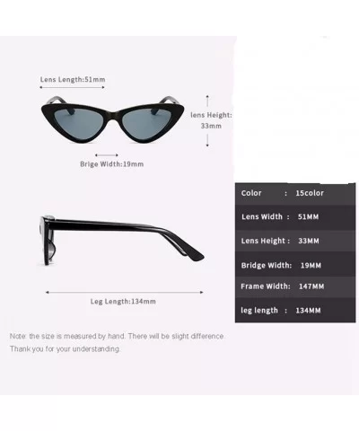 sunglasses for women Vintage Round Eyewear Gradient Retro Sun Glasses - 10 - CZ18WWMK0NG $16.67 Round