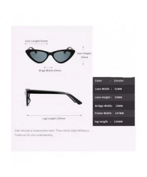 sunglasses for women Vintage Round Eyewear Gradient Retro Sun Glasses - 10 - CZ18WWMK0NG $16.67 Round